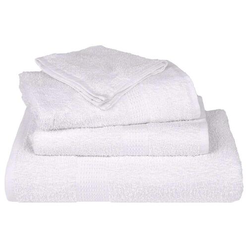 Håndklæder 50 stk. 30x30 cm 360 g/m2 100 % bomuld hvid