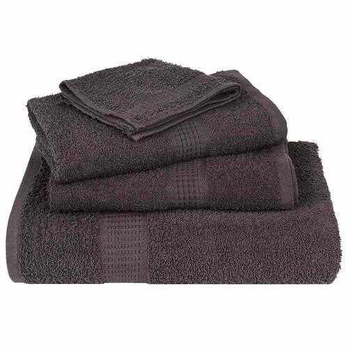 Vaskeklude 10 stk. 15x21 cm 360 g/m² 100% bomuld antracitgrå