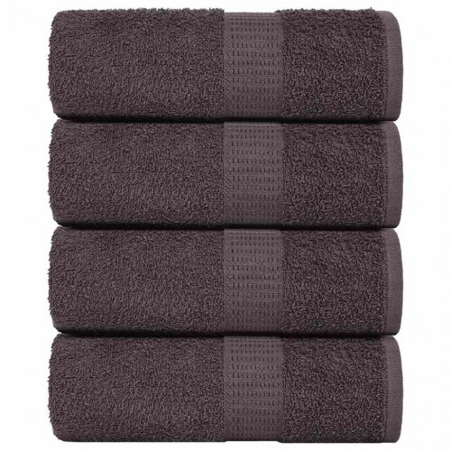 Vaskeklude FROGN - 4 stk. antracit 15 × 21 cm, 360 g/m²