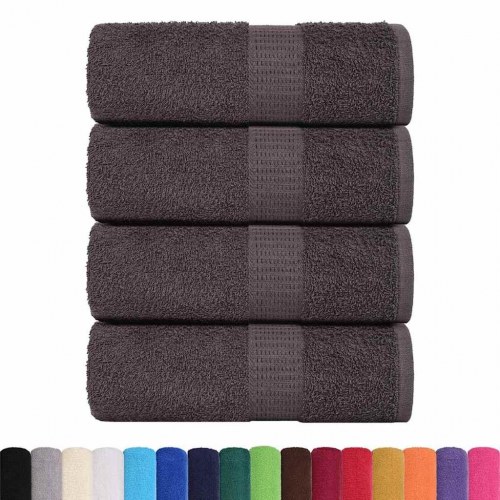 Vaskeklude FROGN - 4 stk. antracit 15 × 21 cm, 360 g/m²