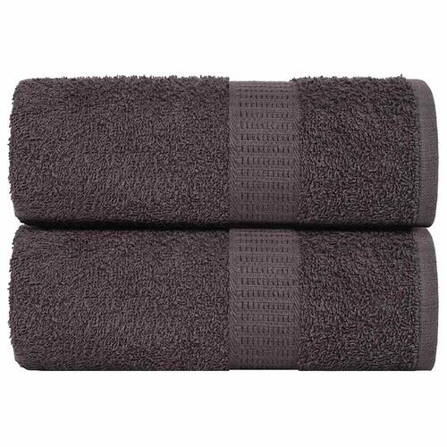 Vaskeklude 2 stk. 15x21 cm 360 g/m² 100% bomuld antracitgrå
