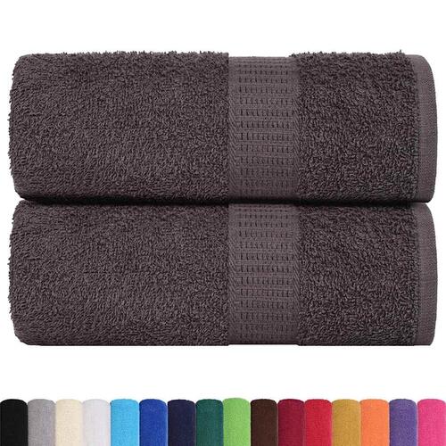 Vaskeklude 2 stk. 15x21 cm 360 g/m² 100% bomuld antracitgrå