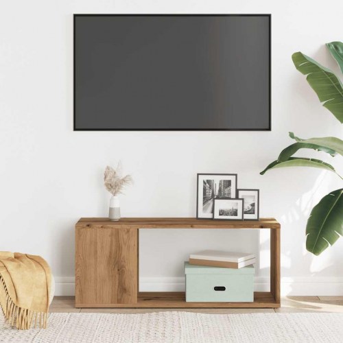 Tv-bord 80×24×32 cm i konstrueret træ - kunsteg