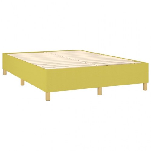 Sengeramme uden madras Grøn 140x190 cm Stof