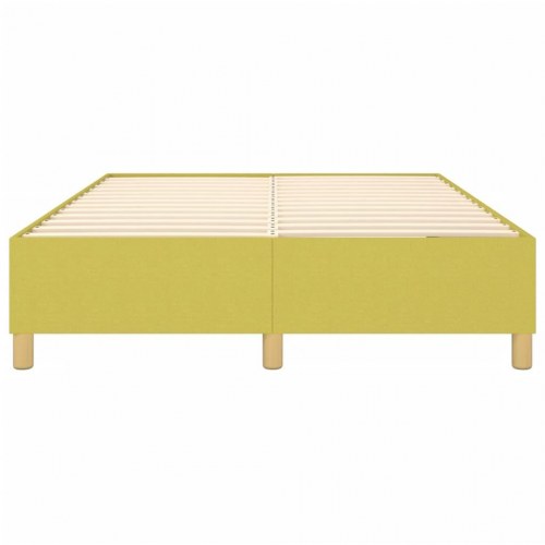Sengeramme uden madras Grøn 140x190 cm Stof