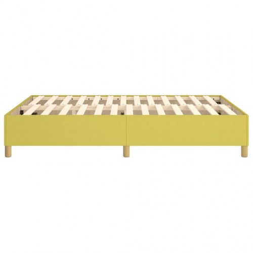 Sengeramme uden madras Grøn 140x190 cm Stof