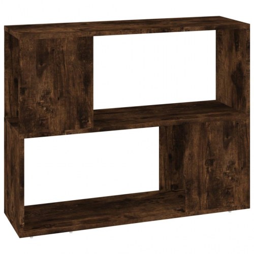 Bogreol/rumdeler 80×24×63 cm - røget egetræsfarve