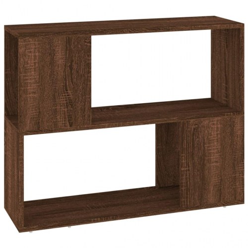 Bogreol/rumdeler 80×24×63 cm - brun egetræsfarve