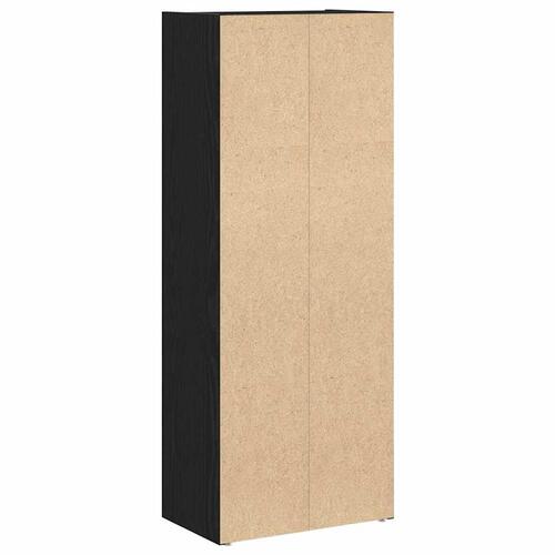 Bogreol 40x24x102 cm konstrueret træ sort-eg