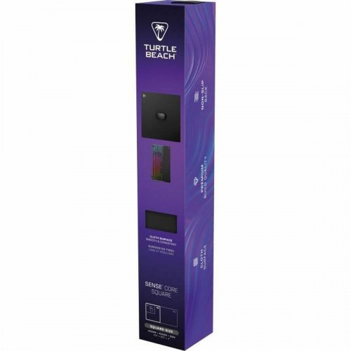 Musemåtte Turtle Beach Sense Core Square XXL - Sort