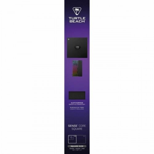 Musemåtte Turtle Beach Sense Core Square XXL - Sort