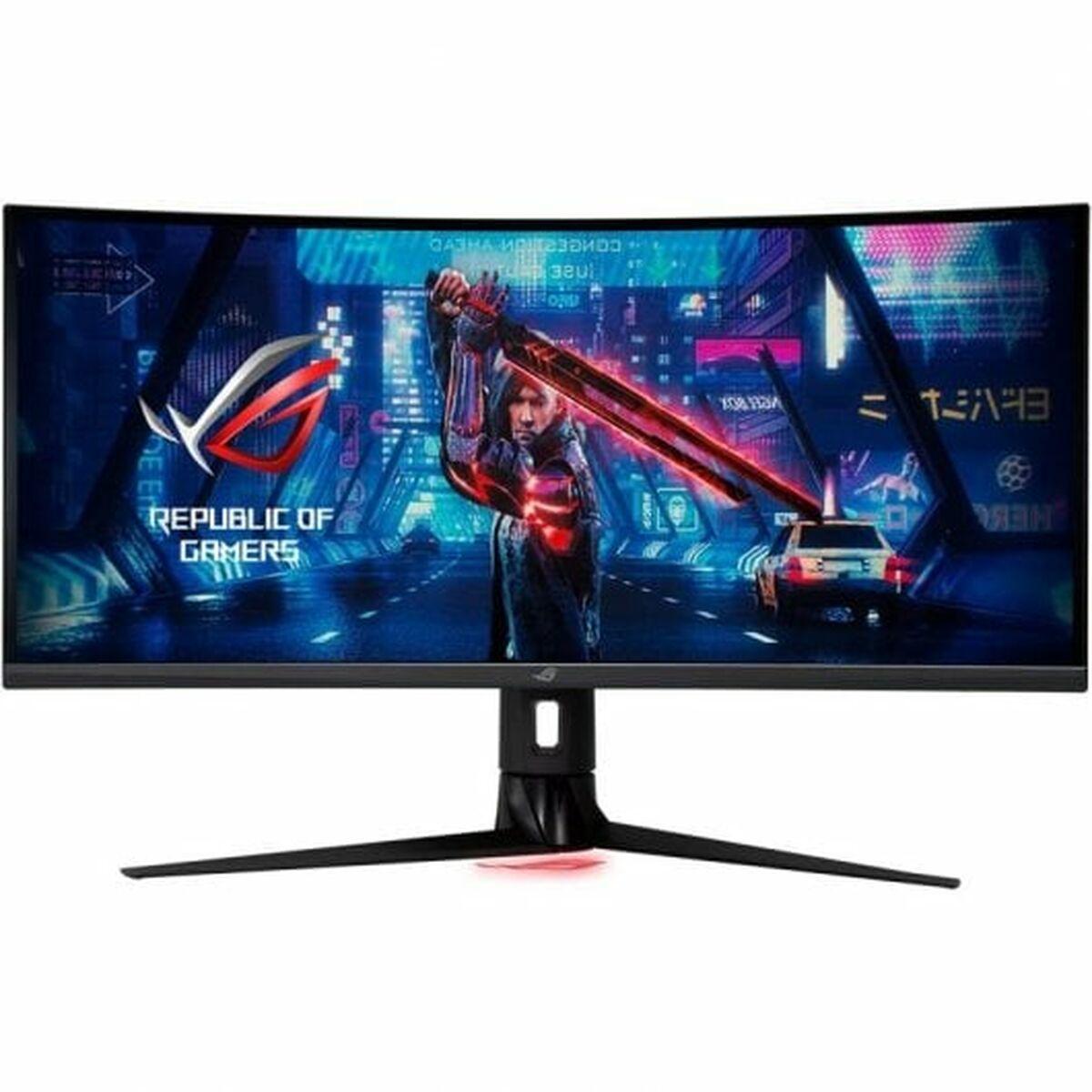 Gaming Skærm Asus Xg349c   Led Ips Hdr10 Flicker Free 180