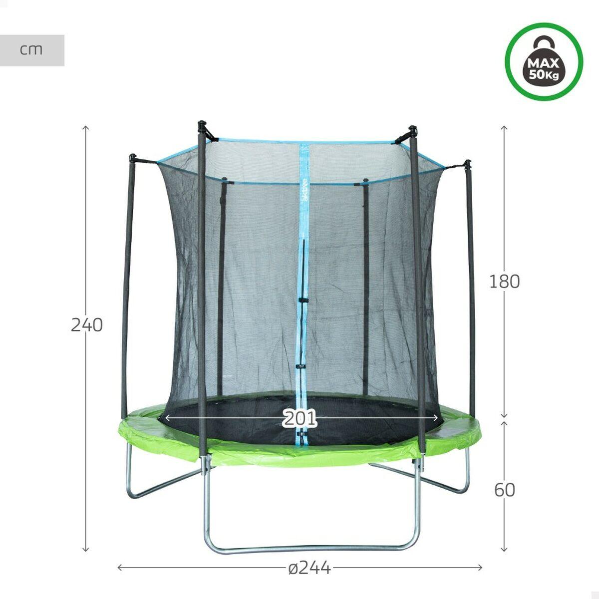 Juniortrampolin med sikkerhedsnet Aktive