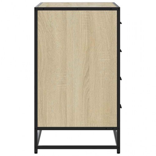 Kommode med 4 skuffer 70 x 41 x 70 cm - sonoma-eg