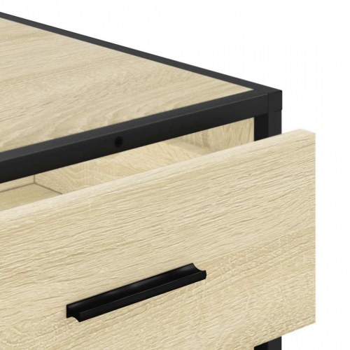 Kommode med 4 skuffer 70 x 41 x 70 cm - sonoma-eg