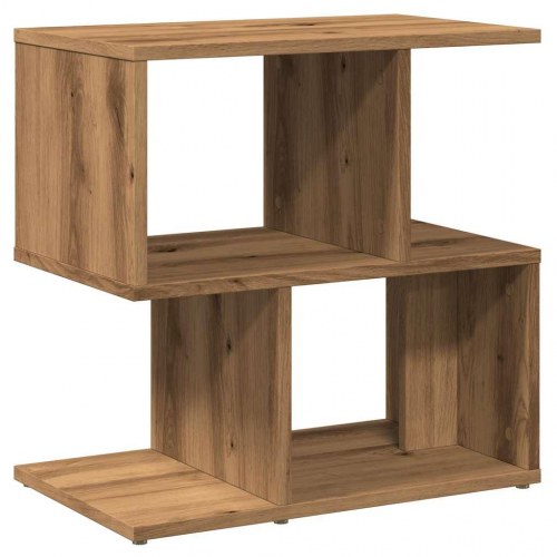 Sengebord i konstrueret træ - 50×30×51,5 cm, kunsteg