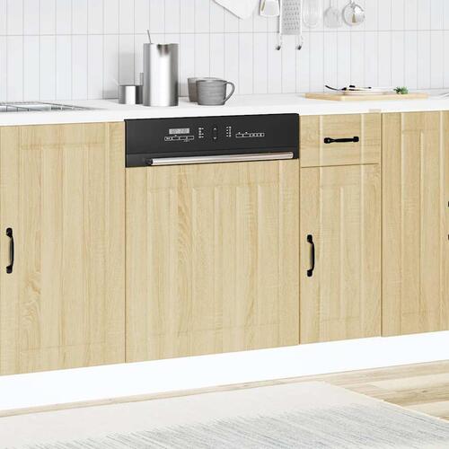 Opvaskemaskinepanel Lucca konstrueret træ sonoma-eg