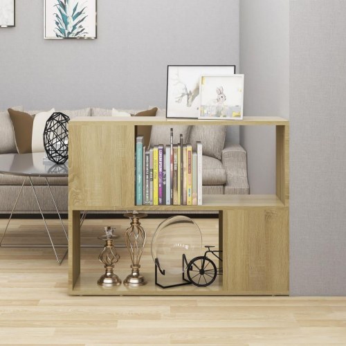 Tv-bord i konstrueret træ 80 × 24 × 63 cm - sonoma eg