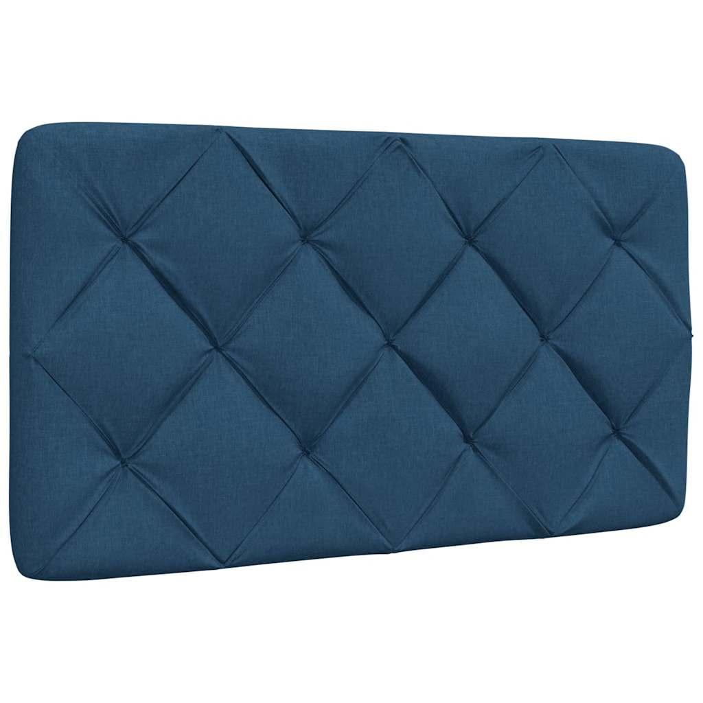 Gavlpude 80 cm i stof - blå, diamant-quiltet