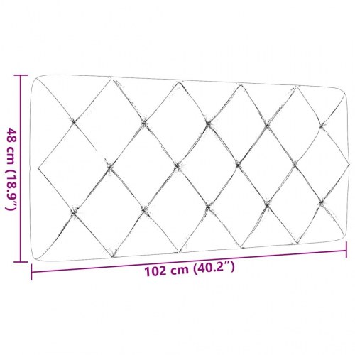 Gavlpude i stof 100 cm - blå
