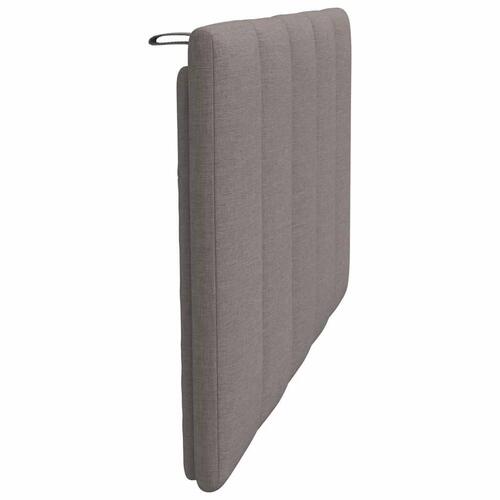 Gavlpude 90 cm stof gråbrun