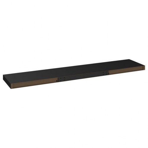 Væghylder 4 stk. - 120 × 23,5 × 3,8 cm i MDF, sort