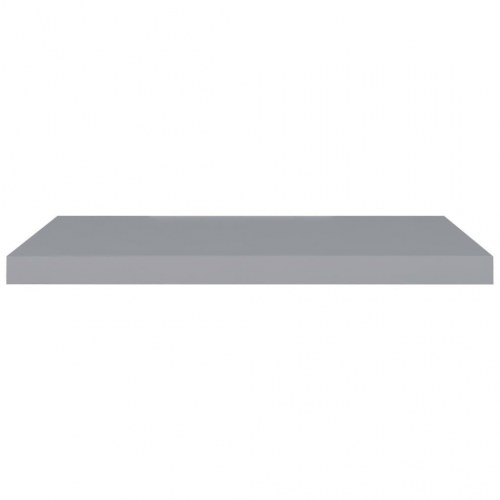 Væghylder 4 stk. 80x23,5x3,8 cm MDF grå