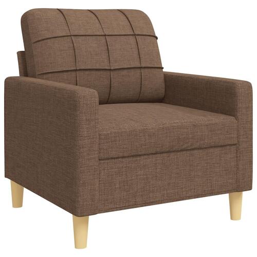 3 personers sofa stof brun