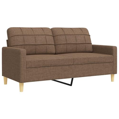 3 personers sofa stof brun