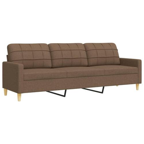 3 personers sofa stof brun