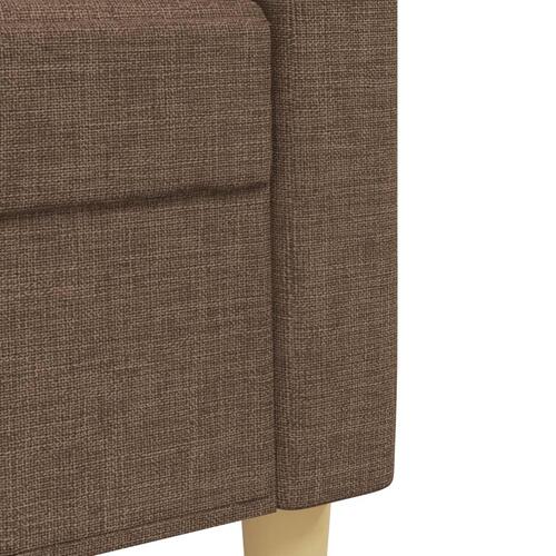 3 personers sofa stof brun