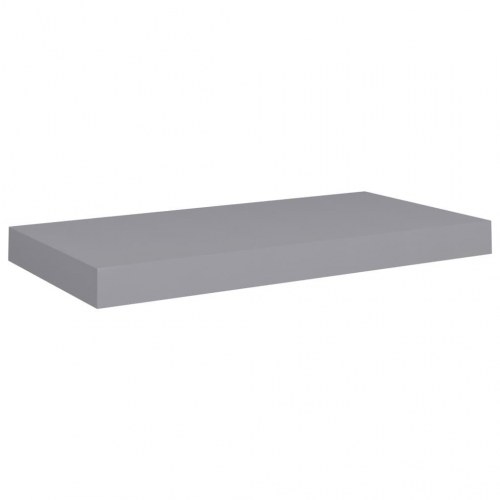 Væghylder 2 stk. - 50 × 23 × 3,8 cm - MDF - grå