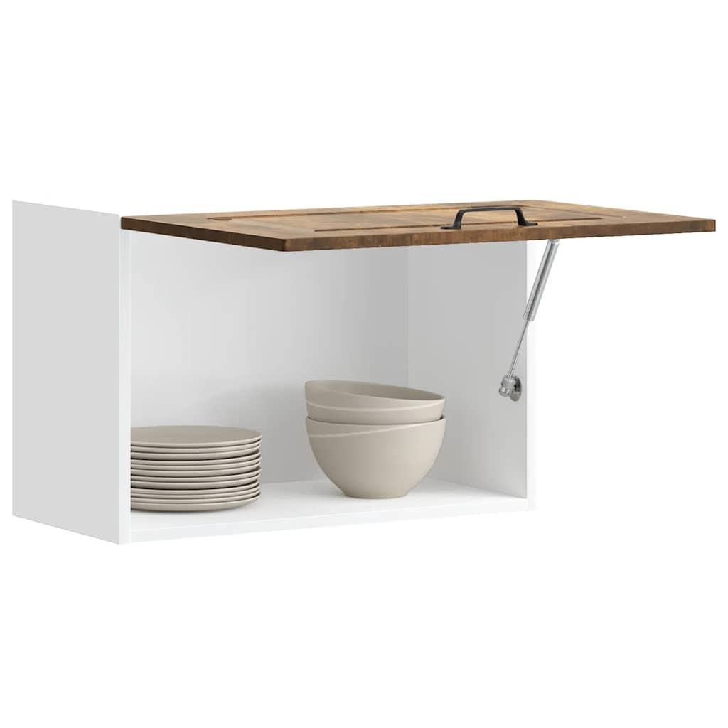 Køkkenvægskab Kalmar konstrueret træ røget egetræsfarve