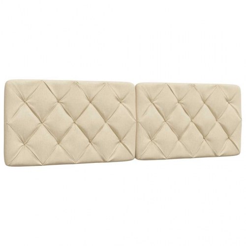 Gavlpude i stof 160 cm - cremefarvet