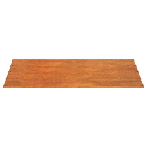 Tagpaneler 36 stk. 60x44 cm cortenstål rustfarvet