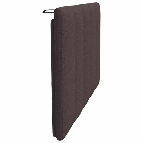 Gavlpude 90 cm stof mørkebrun