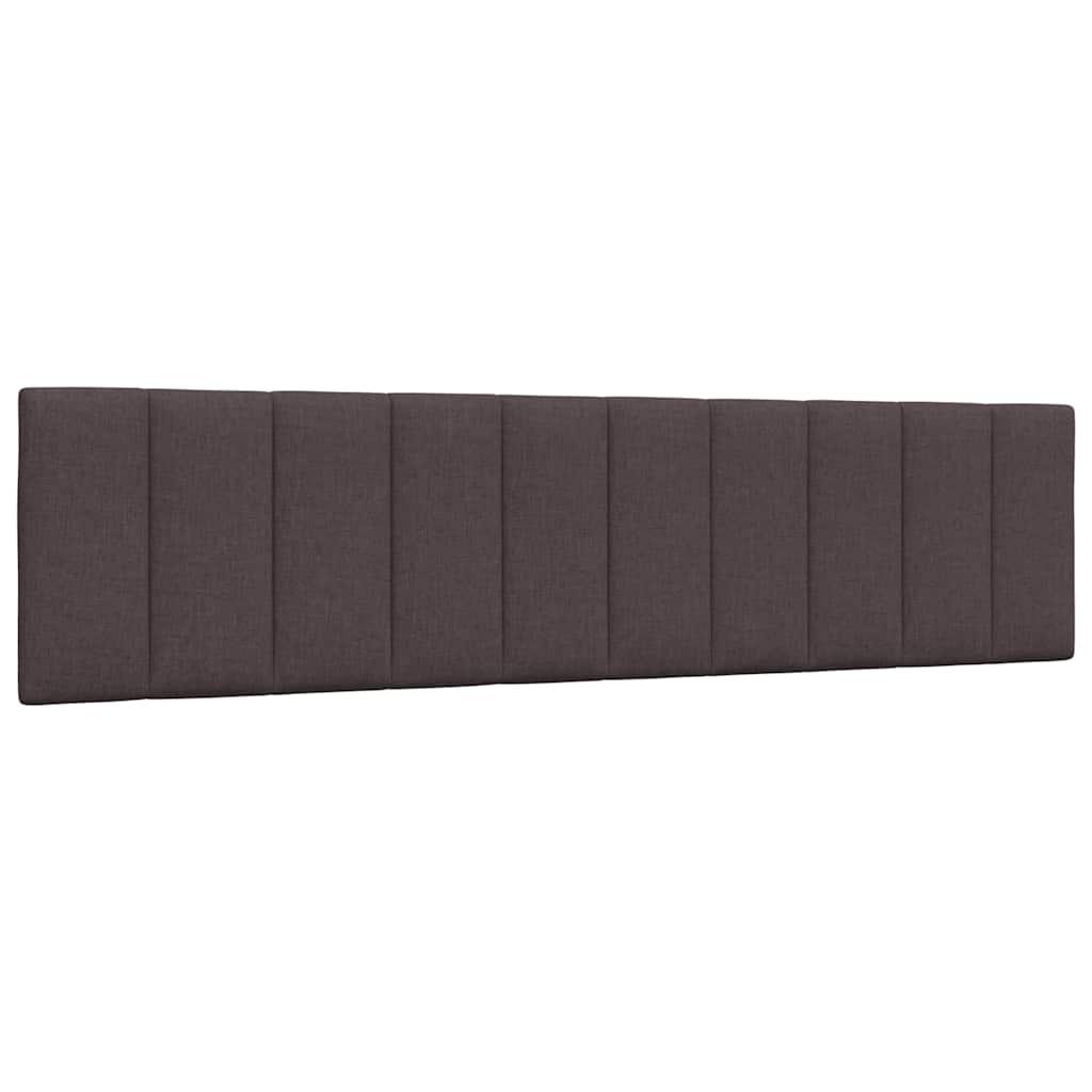 Gavlpude Hanko 200 cm stof mørkebrun billede