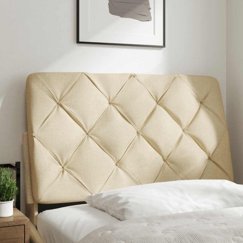 Gavlpude 90 cm i stof - cremefarvet