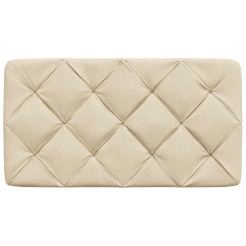 Gavlpude 90 cm i stof - cremefarvet