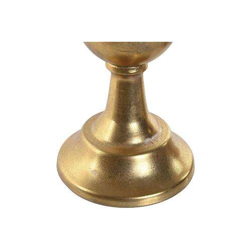Lyseholder Gylden Metal 15 x 15 x 60,5 cm (2 enheder)