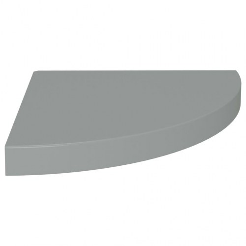 Hjørnehylder - 4 stk. 35×35×3,8 cm i MDF, grå