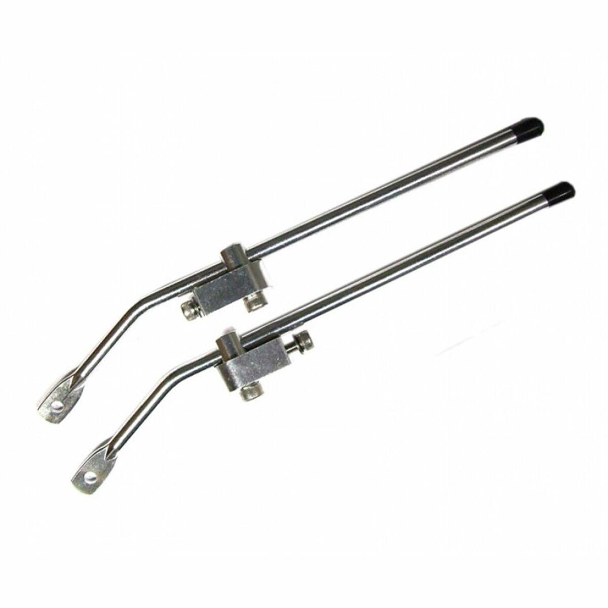 Cykeltaske-beslag til bagagebærer - sølvfarvet, polyester