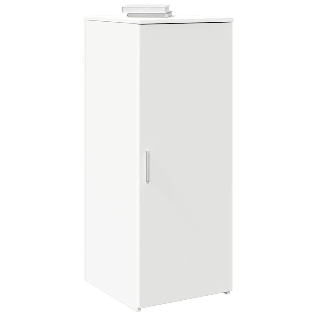 Opbevaringsskab - hvid, 40×45×103,5 cm, konstrueret træ