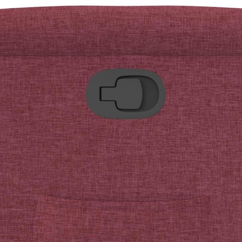 Løftestol stof vinrød