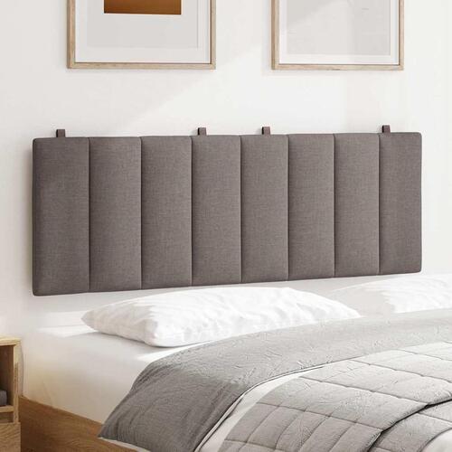 Gavlpude 120 cm stof gråbrun