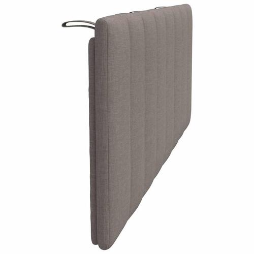 Gavlpude 120 cm stof gråbrun