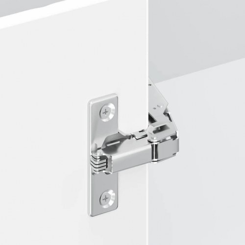 Køkkenhjørneskab Lucca konstrueret træ hvid