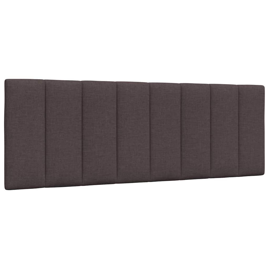 Gavlpude 120 cm stof mørkebrun