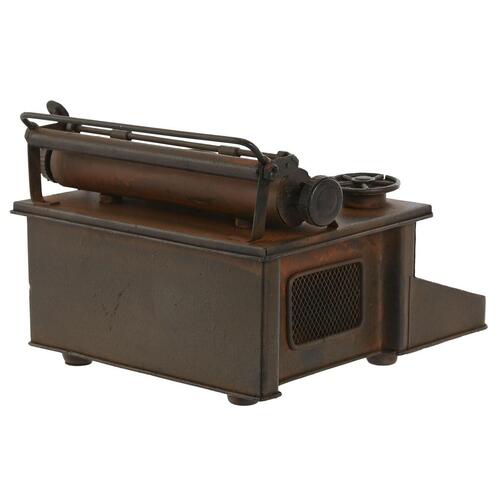 Dekorativ figur Home ESPRIT Bronze Vintage Skrivemaskine 15 x 18 x 12 cm