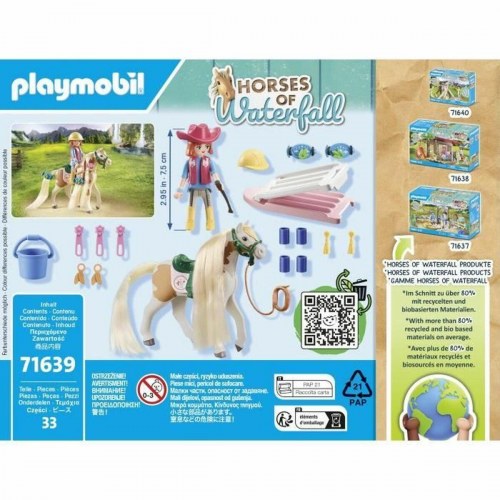Legetøj Playmobil Ellie med hest - 33 dele (71639)